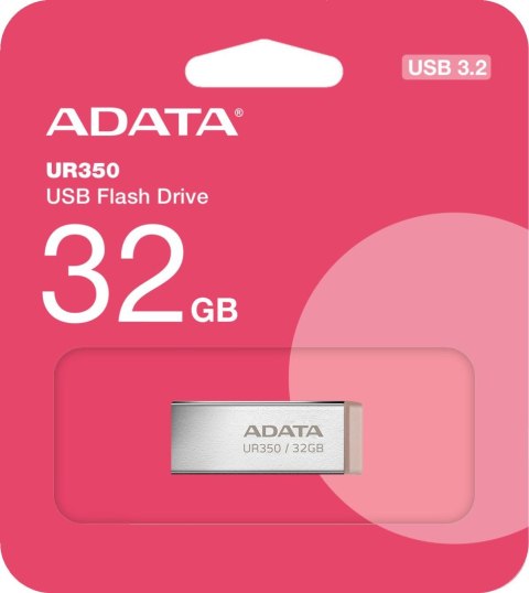 Adata Pendrive UR350 32GB USB3.2 Gen1 Metal brązowy