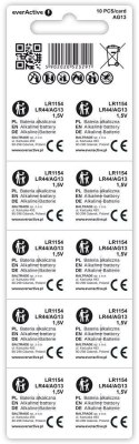 Bateria G13 / LR44 / LR1154 everActive 1,5V (blister 10 szt.)