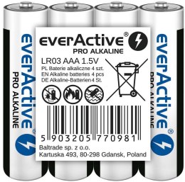 Bateria LR03 (AAA) everActive Pro Alcaline (folia 4 szt.)