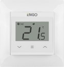 ENGO Controls E55-W - Regulator temperatury do ramki 55x55, 230V, biały, Internetowy, Wi-Fi