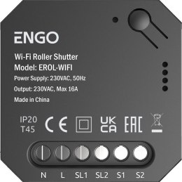 ENGO Controls EROL-WIFI - Sterownik Rolet Wi-Fi do systemu ENGO Smart podtynkowy