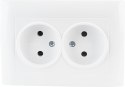 Gniazdo podwójne VCX WESA LC 14 Biały Gniazdo podwójne VCX WESA LC 14 Biały