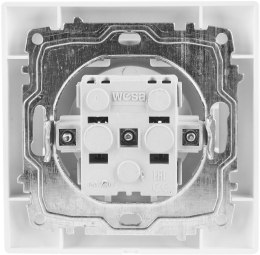 Gniazdo pojedyncze z uziemieniem VCX WESA LC 13 Czarny