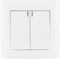 Łącznik podwójny z podświetleniem VCX WESA LC 04 Biały Łącznik podwójny z podświetleniem VCX WESA LC 04 Biały