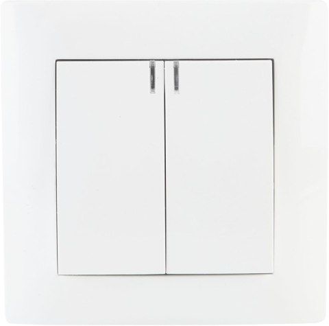 Łącznik podwójny z podświetleniem VCX WESA LC 04 Biały Łącznik podwójny z podświetleniem VCX WESA LC 04 Biały