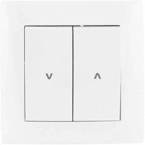 Łącznik żaluzjowy pojedynczy (dwuklawiszowy) VCX WESA LC 12 Biały Łącznik żaluzjowy pojedynczy (dwuklawiszowy) VCX WESA LC 12 Biały