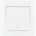 Przycisk dzwonkowy VCX WESA LC 06 Biały Przycisk dzwonkowy VCX WESA LC 06 Biały