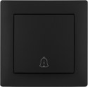Przycisk dzwonkowy VCX WESA LC 06 Czarny Przycisk dzwonkowy VCX WESA LC 06 Czarny