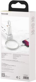 KABEL USB-C / Lightning iPhone Baseus Cafule CATLGD-A02 2m 20W PD Quick Charging BIAŁY W OPLOCIE