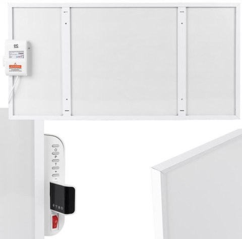 Panel grzewczy IR CRONOS Synthelith PRO CRP-1200TWP Grey