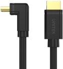 Kabel HDMI Unitek Y-C1001 kątowy HDMI 2.0 90 stopni 4K 2m