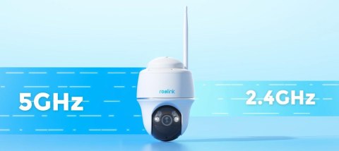 Kamera IP Reolink Argus Series B430 z panelem solarnym (biała)
