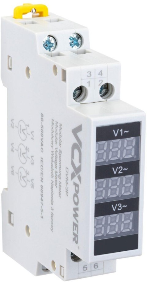 Modułowy wskaźnik napięcia VCX DVM 3 Fazowy Modułowy wskaźnik napięcia VCX DVM 3 Fazowy