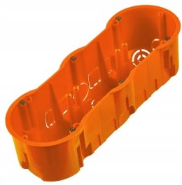 Puszka końcowa 60 potrójna z wkrętami, głęboka PAWBOL A.0043WPG