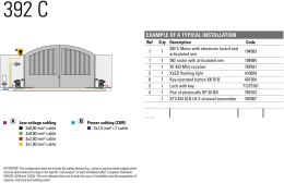 Zestaw Energy FDS - FAAC 392 24V do 5m bram dwuskrzydłowych