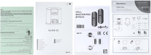 Zestaw Somfy Elixo 500 IO EE pack (1216507) do bram przesuwnych