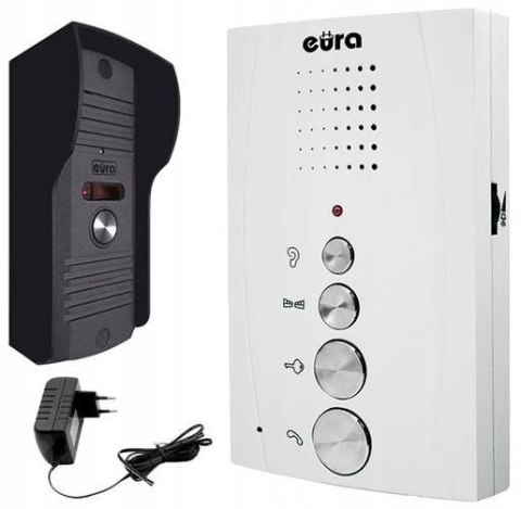 DOMOFON EURA ADP-11A3 ''INVITO'' b/słuchawkowy biały