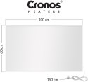 Panel grzewczy IR CRONOS Carbon P800 White