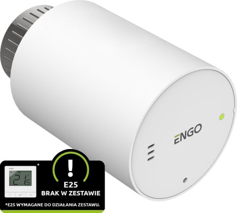 ENGO Controls ETRV-M30 - Głowica grzejnikowa bezprzewodowa, elektroniczna M30x1,5, bateryjna, biała