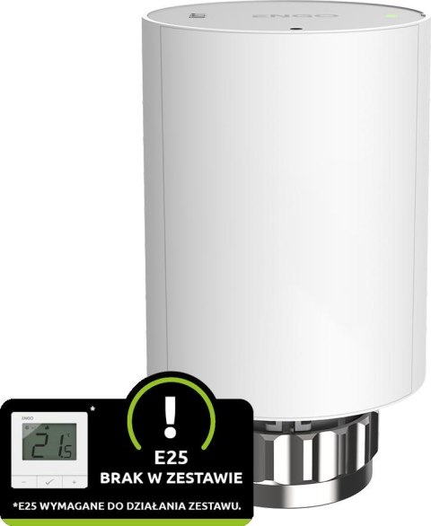 ENGO Controls ETRV-M30 - Głowica grzejnikowa bezprzewodowa, elektroniczna M30x1,5, bateryjna, biała
