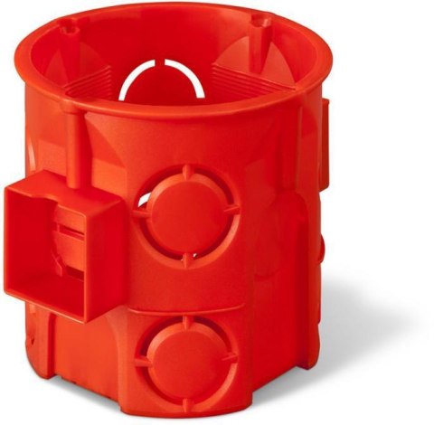 Puszka podtynkowa 60mm głęboka łączeniowa czerwona PK‑60 0285‑00 / 10 szt.