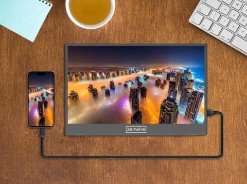 Monitor Przenośny Zenwire 14" USB-C Full HD 1920x1080 IPS HDMI