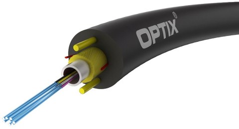 KABEL ŚWIATŁOWODOWY AirFlow S-QOTKSdD SM 8x9/125 ITU-T G.657A2 800N SPAN 80M