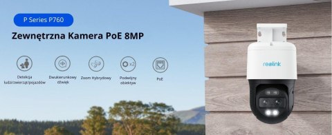 Kamera IP Reolink Trackmix Series P760 POE obrotowa 8MP
