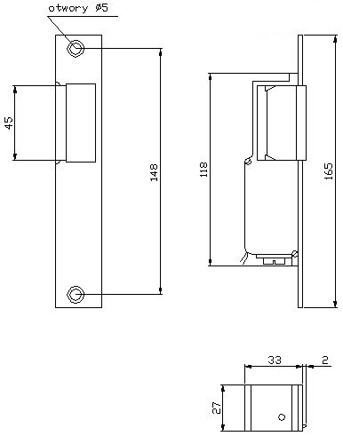 ZACZEP ELEKTRA R2 WĄSKI LEWY