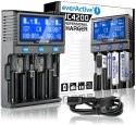 Ładowarka do akumulatorków cylindrycznych Li-ion oraz Ni-MH everActive UC-4200