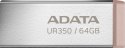Adata Pendrive UR350 64GB USB3.2 Gen2 Metal brązowy