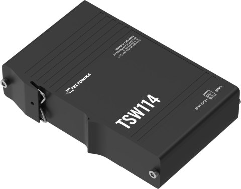 Teltonika TSW114 switch przemysłowy 5xGE (TSW114000000) DIN