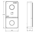 Zestaw wideodomofonowy Hikvision DS-KIS603-P(C)