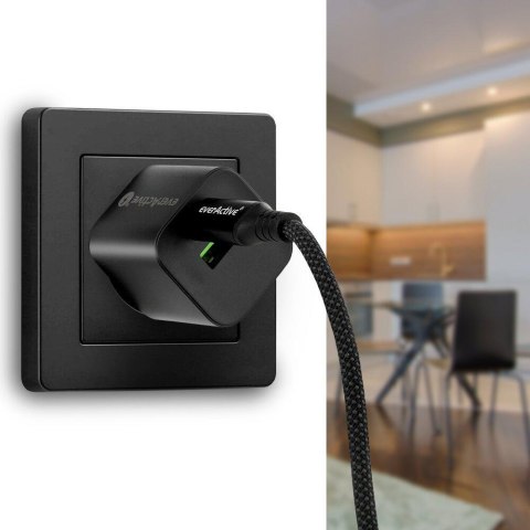 KABEL USB-C / USB-C LCD everActive CBB-1PD5L 100cm 20V 5A 100W