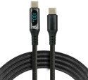 KABEL USB-C / USB-C LCD everActive CBB-2PD5L 200cm 20V 5A 100W