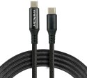 KABEL USB-C / USB-C LCD everActive CBB-2PD5L 200cm 20V 5A 100W
