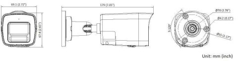 KAMERA IP HIKVISION DS-2CD1083G2-LIUF/SL 2.8mm PL Opakowanie zbiorcze 4szt.