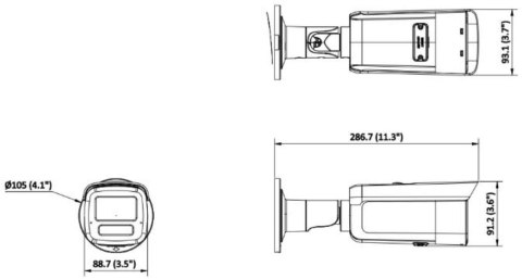 KAMERA IP HIKVISION DS-2CD2T43G2-4LI(2.8mm) PL Opakowanie zbiorcze 4szt.