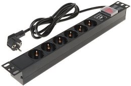 Listwa zasilająca 8 gniazd Schuko L19/6VP