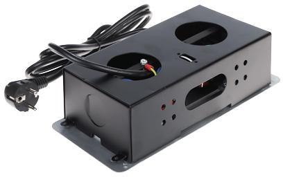 Listwa zasilająca meblowa 3 gniazda FPS-3S/CABLE