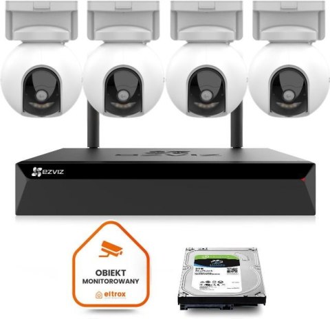 Zestaw do monitoringu Wi-Fi EZVIZ 4x HB8 2K+ (4MP)