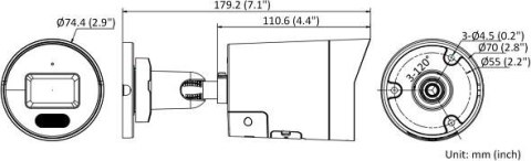 KAMERA IP HIKVISION DS-2CD2067G2H-LIU/SL(2.8mm)(eF) Opakowanie zbiorcze 4szt.