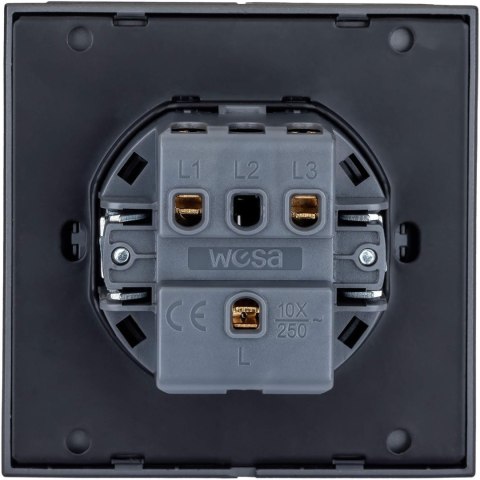 Łącznik pojedynczy szary WESA - CC TR 01