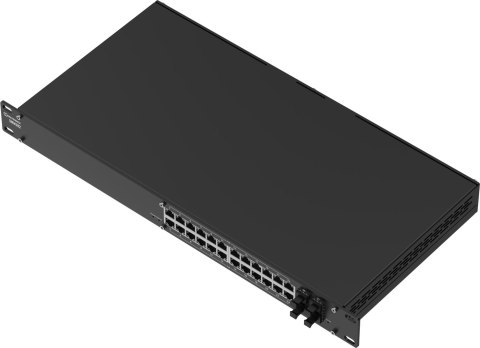 Teltonika SWM282 switch przemysłowy 24xGE 4xSFP 24xPoE+ (SWM282000200)