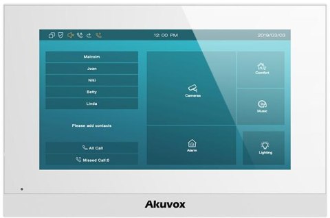 Monitor wideodomofonu Akuvox AKV-C313W-W
