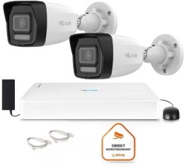 Zestaw do monitoringu Hilook 2 kamery IP IPCAM-B8-30DL/A z dyskiem 1TB