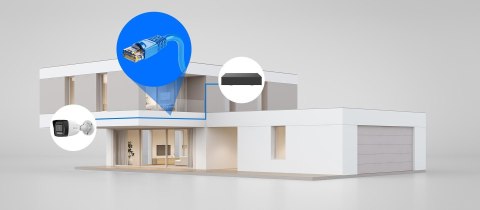 Zestaw do monitoringu Hilook 2 kamery IP IPCAM-B8-30DL/A z dyskiem 1TB