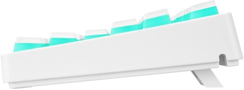 Klawiatura przewodowa Rampage TKL GHOST biały