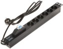 Listwa zasilająca 6 gniazd PD-6/R-1P