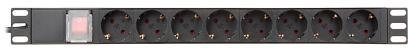 Listwa zasilająca 8 gniazd PD-8/RACK-N
